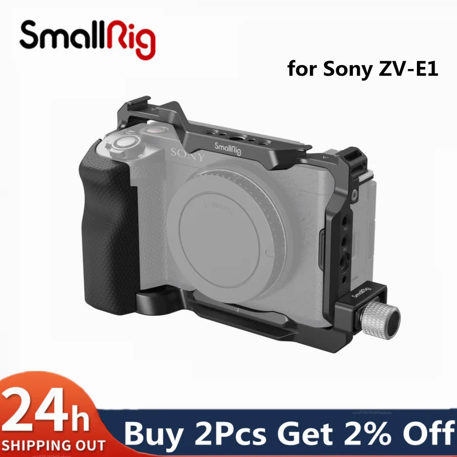 SmallRig Wireless Remote Control for Sony ZV-1 ZV-E10 Camera Camera Shutter Remote Control for Sony A7 III/A7S III/A7C A9 2924