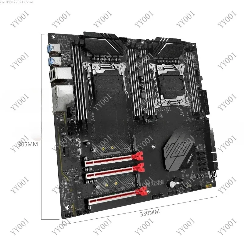 X99 LGA 2011-3 Motherboard Set with 2E5 2699 V4 CPU 816GB DDR4 2400MHz ECC Memory view 2