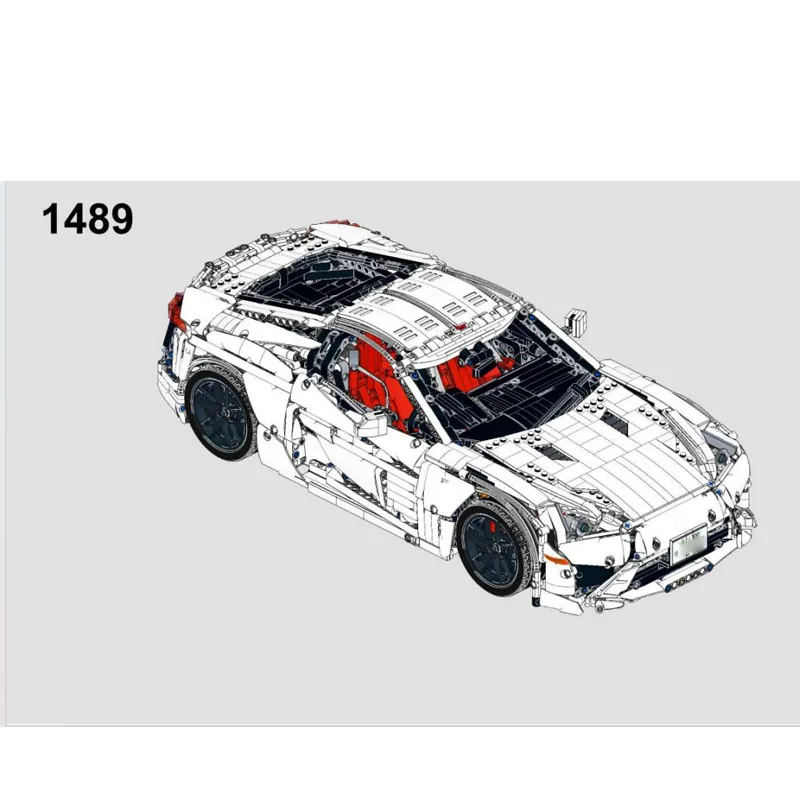 

MOC-186809, новый классический суперкар 90-х годов, гоночные блоки, модель 4091, деталиMOC, креативные строительные блоки для мальчиков и детей на день рождения, игрушка в подарок