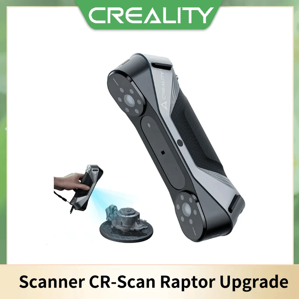 

Creality 3D Scanner CR-Scan Raptor Upgrade 0.02mm Metrology Accuracy Blue Light/NIR Dual Mode Anti-shaking 60fps Scanning
