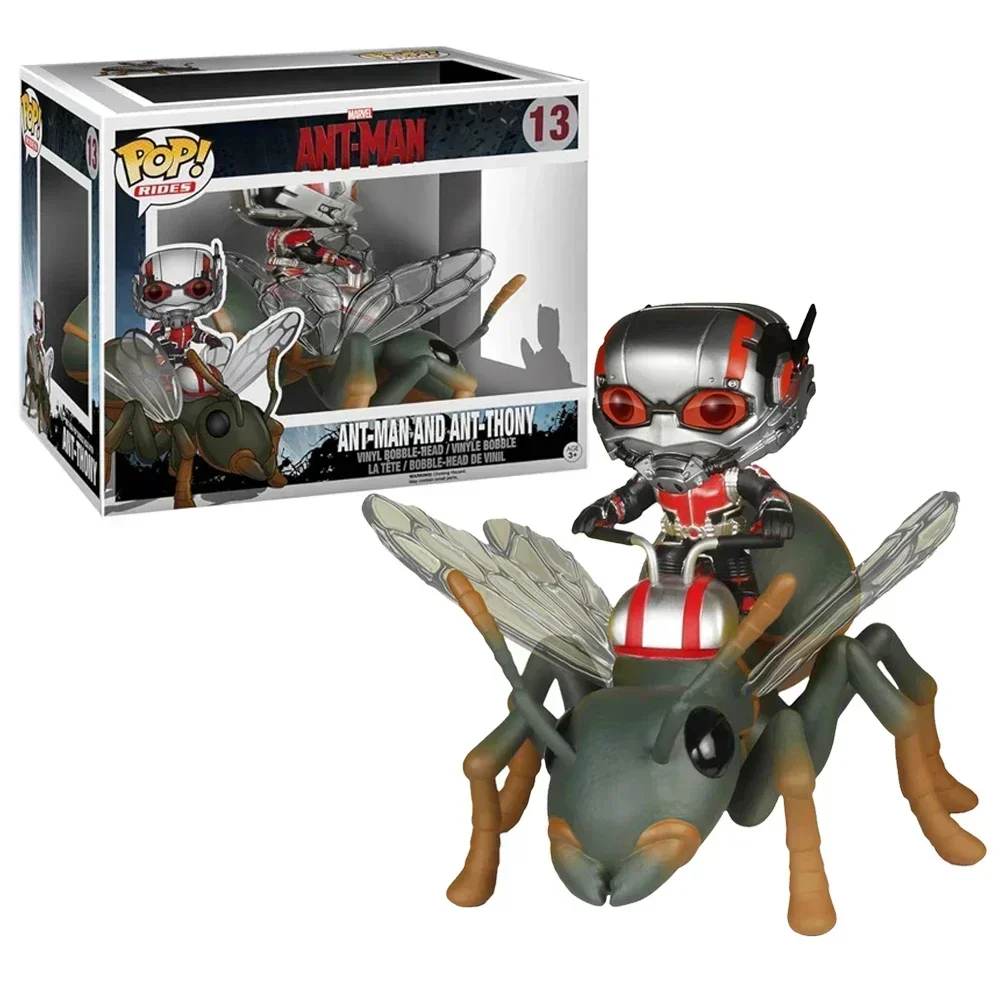 Funko POP MOVIES and TV Avengers Ant-Man Rides Flying Ant Version 13# Vinyl Action LARGE Figures Collection Model Children Toys