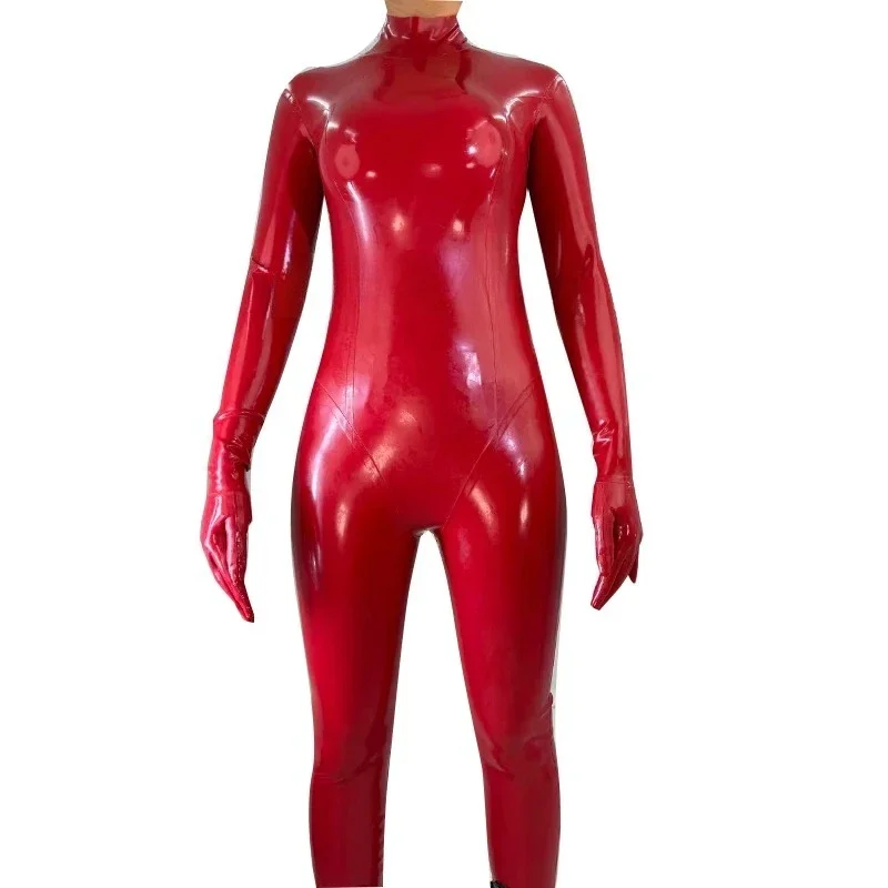 Latex Bodysuits 3D Cut Unisex Suit 100% Pure Natural Rubber With Latex Gloves Customizable Size & Color