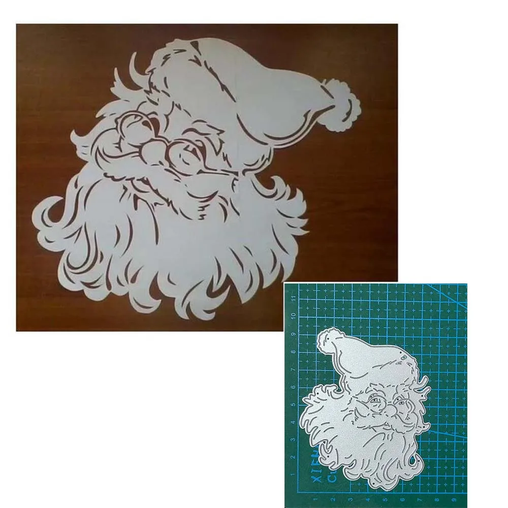 Christmas Santa Claus metal cutting dies Scrapbooking decoration paper craft knife mould blade punch template Embossing stencils