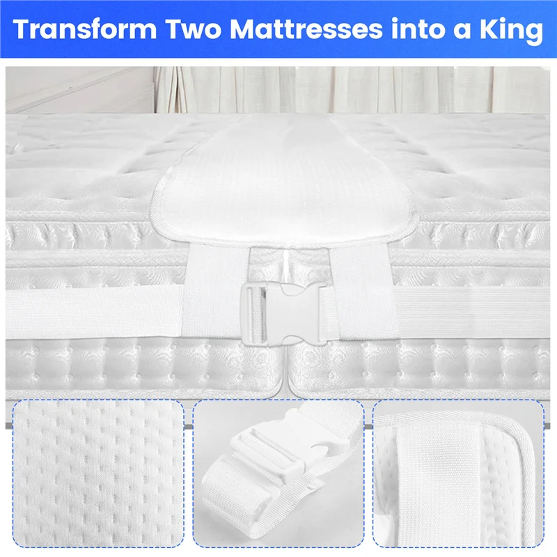 

Ultra 8’’ Mattress Space Filler For Twin Bed Mattress Bed Bridge Twin To King-Bed Seamless Comfort Bed Gaps Filler Bed Accessori