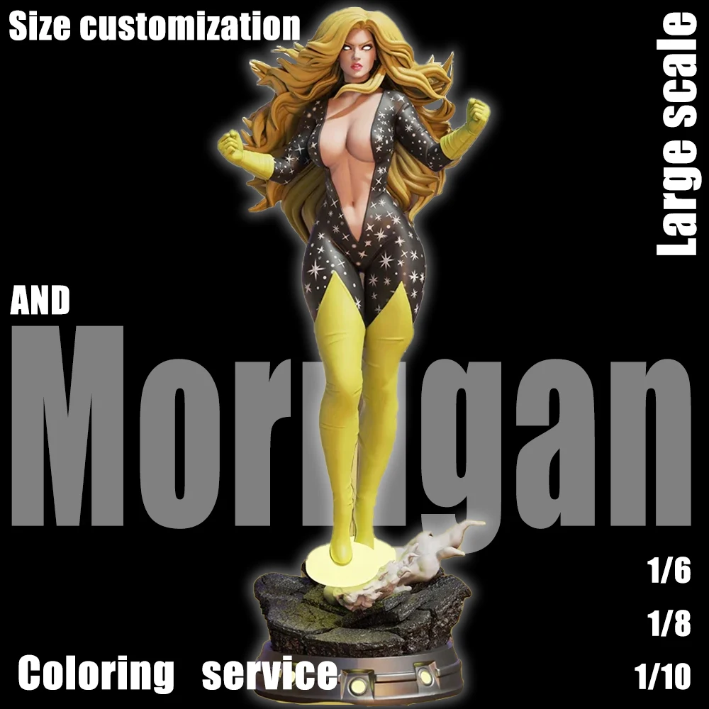 

1:8 Scale Superhero - inspired Resin Model Kit | Unpainted | Sci - fi & Fantasy Theme | DIY Custom Figure A759