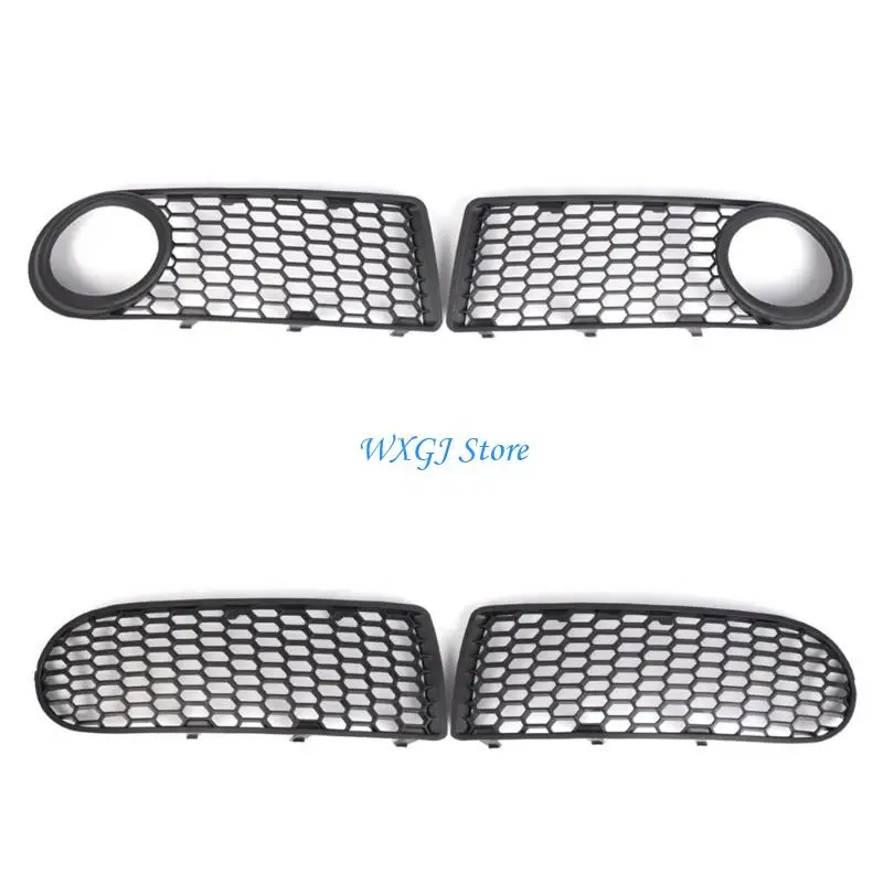 

37JE Car Bumper Fog Light Lower GrillesMesh Cover Trim Vent for 1C0807683A 1C0807684A