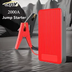 GKFLY 2000A 3000A 12V Car Jump Starter Emergency Battery Booster Multifunction Portable Power Bank Laptop Charger Auto Starter