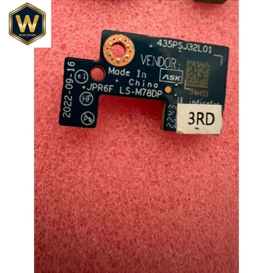 SX For HP Omen9 16-WF JPR6F Audio Power On Sensor Board LS-M78DP