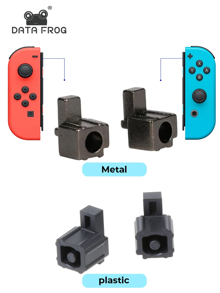 DATA FROG Replacement Metal Buckle Lock For Nintend Switch JoyCon Repair Latch Left-Right Slider Buckle Lock For Switch JoyCon