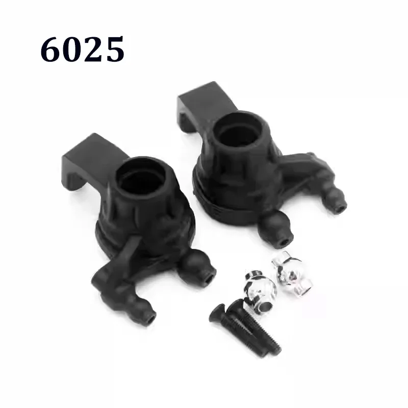 SCY 16101 16102 16103 Q130 Peças sobressalentes de carro RC Atualização Copo de direção de metal Assentos de roda dianteira e traseira 6025 6026 Peças originais