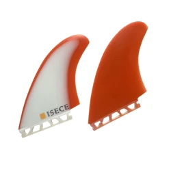 RSECE Twin Tab II Fiberglass Surf Twin Fins Large Size Full Fiberglass Surfboard Side Fins Single Tab Twin Fin 2PCS/SET