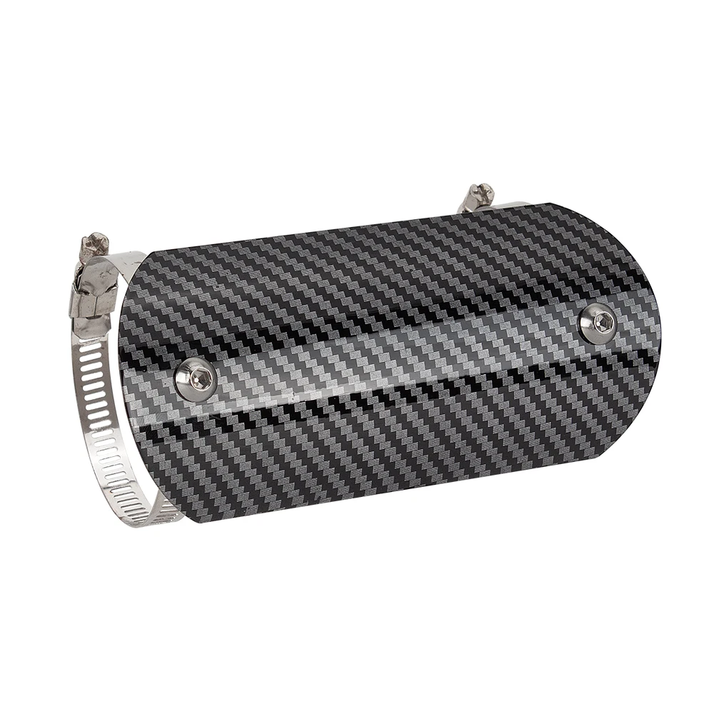 Motorcycle Exhaust Front Middle Pipe Heat Shield Cover Stainless Steel Clamps Retainer Fixed Heat Insulation Anti-Scald Muffler - Image 3