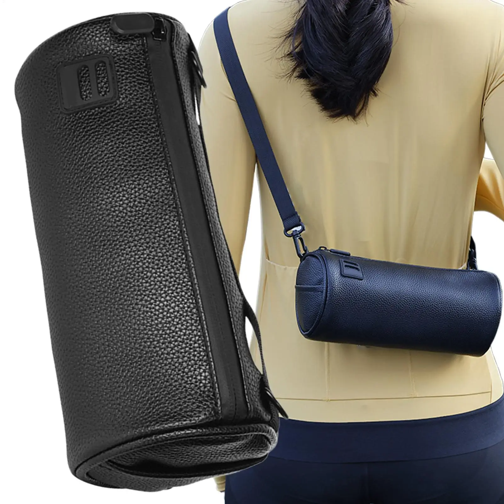 

Retro Cool Saddlebag Waterproof Front Fork Handlebar Bag With Lock PU Leather Motorcycle Saddlebag Motorcycle Accessories