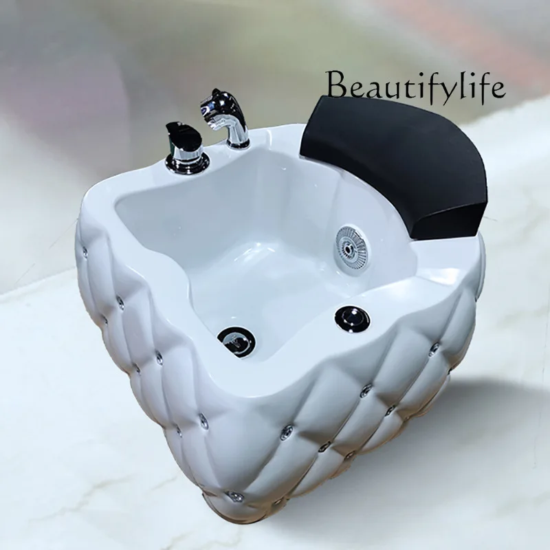 

Multifunctional acrylic foot bath massage bed foot basin manicure foot pool oval bucket