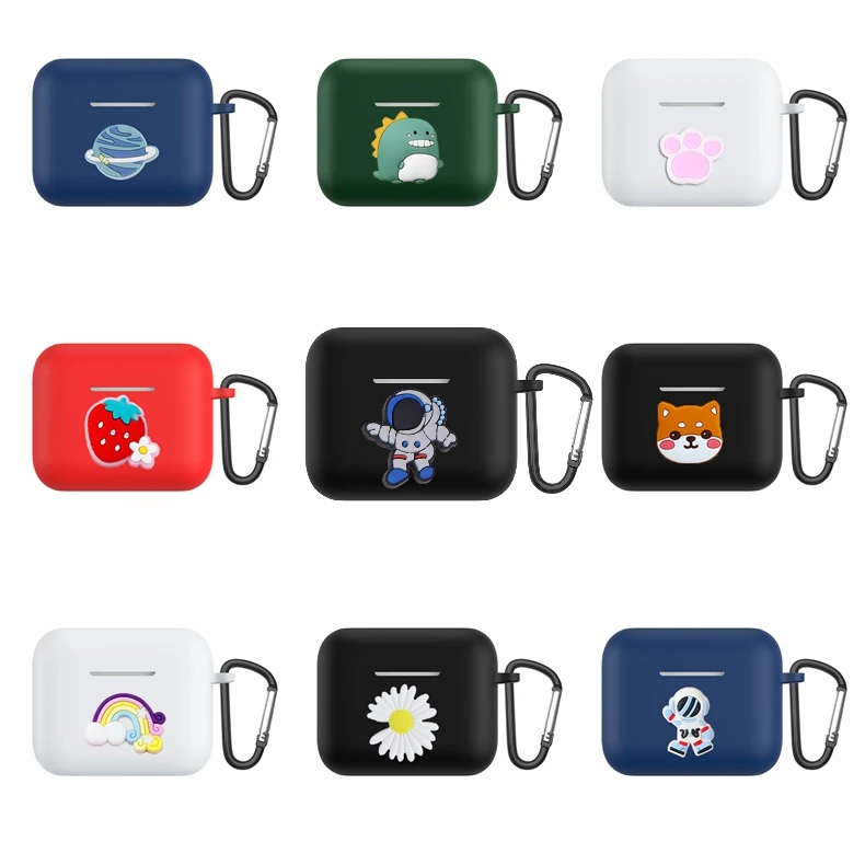 สำหรับ Sennheiser CX400TW1C CX200TW1กรณีการ์ตูนสัตว์ซิลิโคนหูฟังบลูทูธฝาครอบเคส