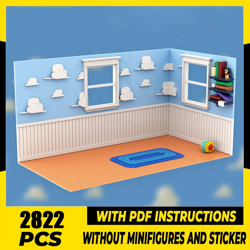 

Famous Scene Model Moc Building Blocks Story Walls Model Technology Brick DIY Assembly Construction Holiday Toy Gifts