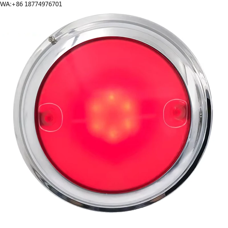 

12В Оригинальный морской светодиодный потолочный светильник с сенсорным диммером, RGB-подсветка для каравана, автодома, лодки