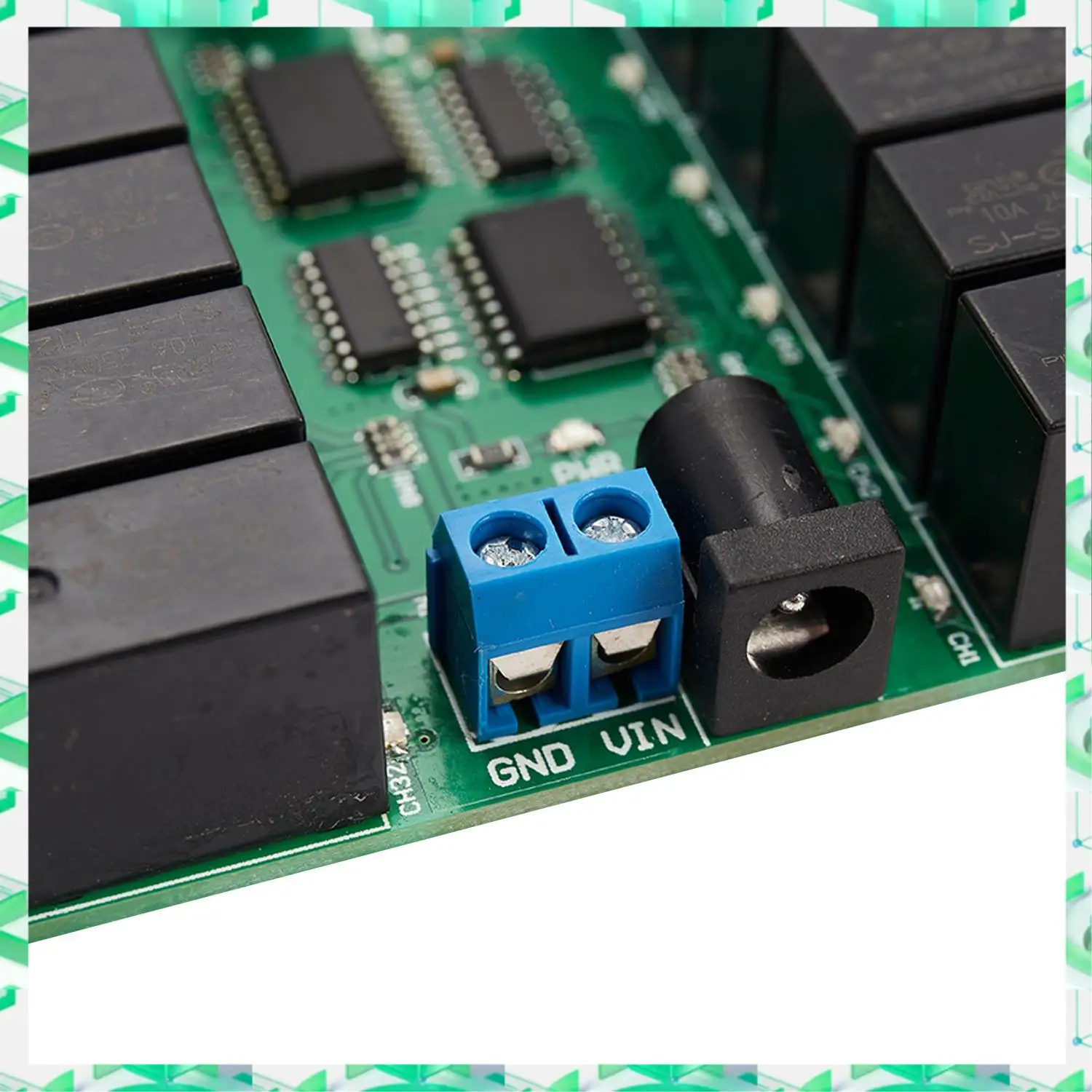 

3C Electron R421C32 DC12V 32-канальный Modbus RTU RS485 Релейный модуль шины UART Плата последовательного порта для ПЛК светодиодная домашняя автоматизация двери