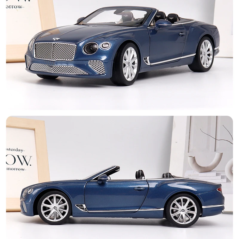 

Diecast Original 1:18 Scale Continental GT Full Open Simulation Alloy Car Model Static Display Collectible Gift Souvenir Toy