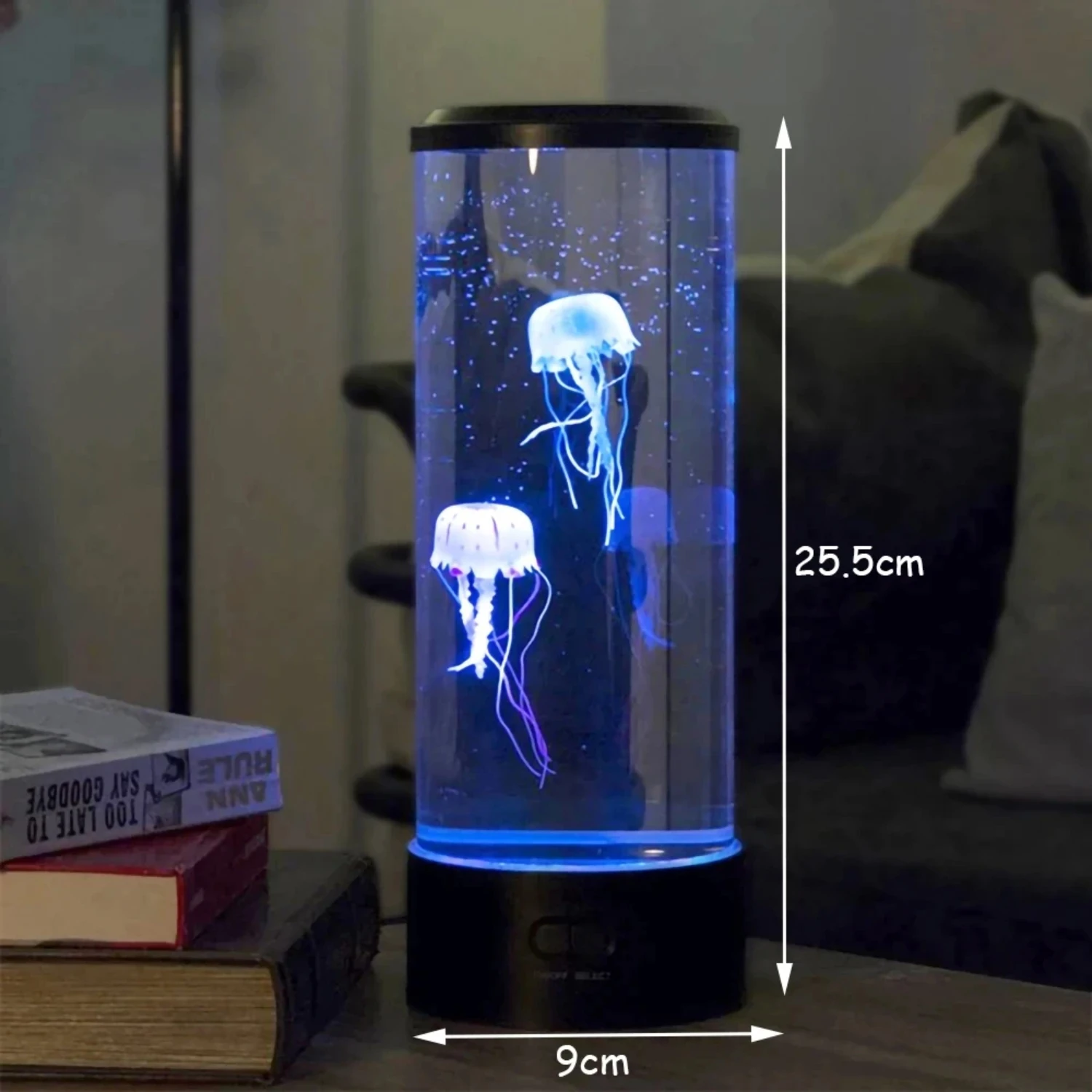 Color Changing Jellyfish Lamp, USB Battery Powered Table Night Light, Decoração de Quarto Infantil, Meninos e Meninas Presentes de Aniversário, Novo