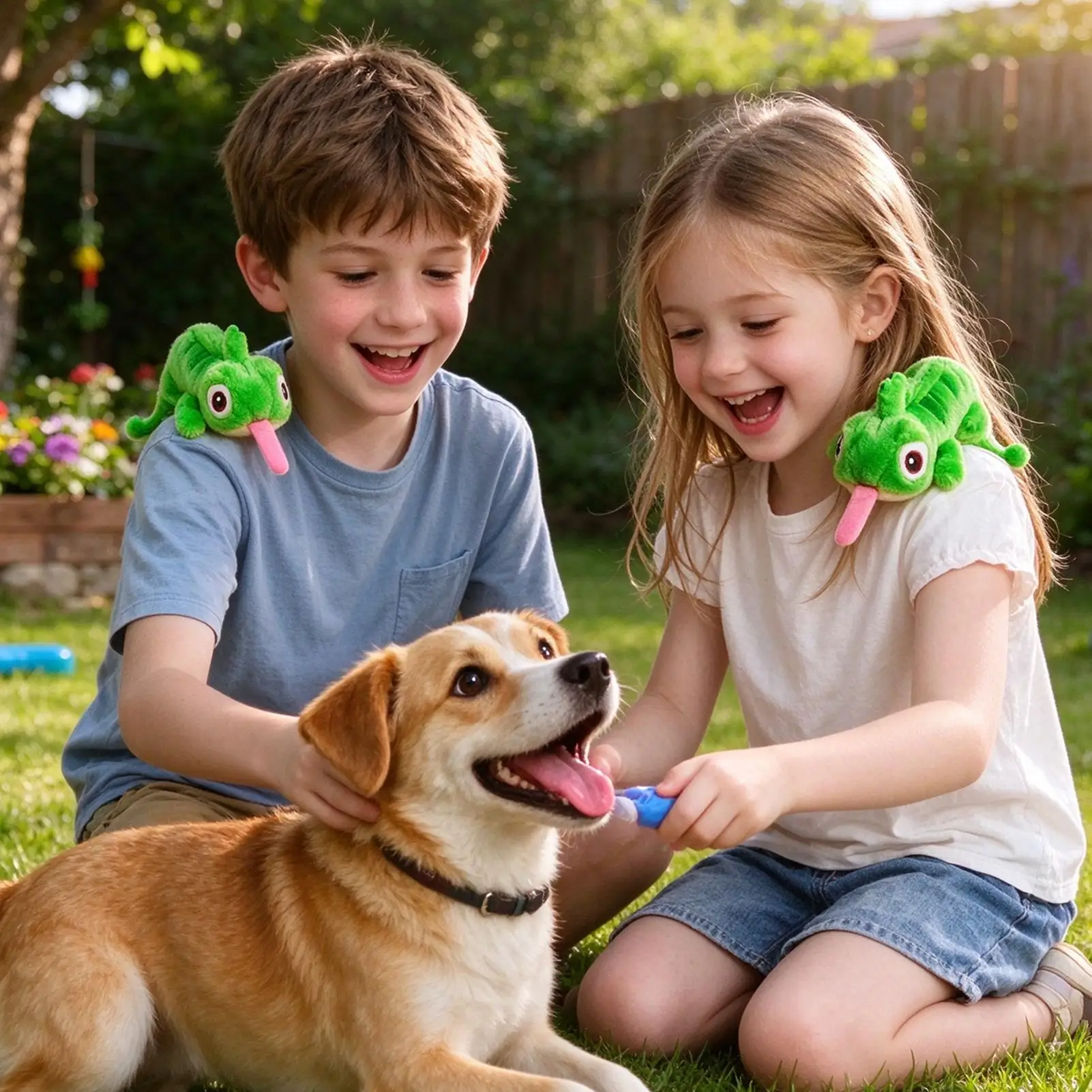 Chameleon Shoulder Plush Toy Soft Cute Magnetic Plush Toy Pendant For Shoulders For Theme Party Stage Performance Birthday Gift