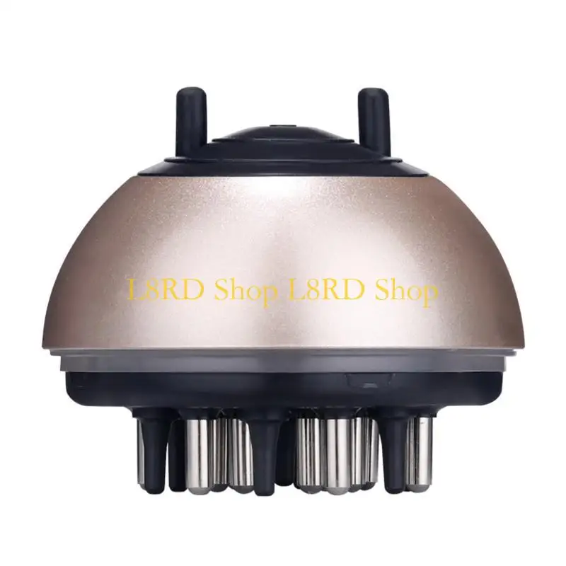 

L8RD Scalp Applicator Comb Massager Multiple Functions Washable Oil Dispense Hairbrush Rolling Ball Design Liquid Comb