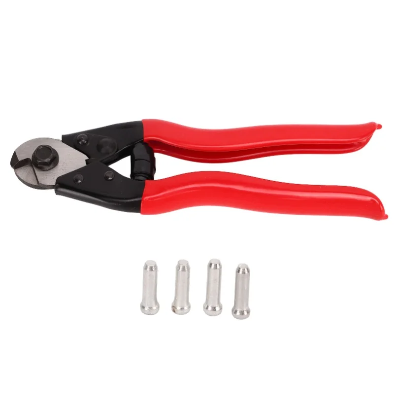 

Bike Cable Cutter Brake Shift Cable Pliers Inner Wire Multifunctional Pliers With 4 Bike Cable Cover Ends