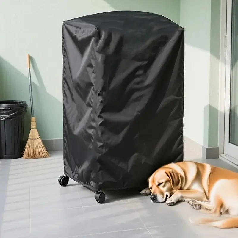 Grill Cover, BBQ Gas Grill Cover for Outdoor Use, Black Barbecue Grill Covers, Heavy Duty BBQ Gas Grill Cover, BBQ Accessories