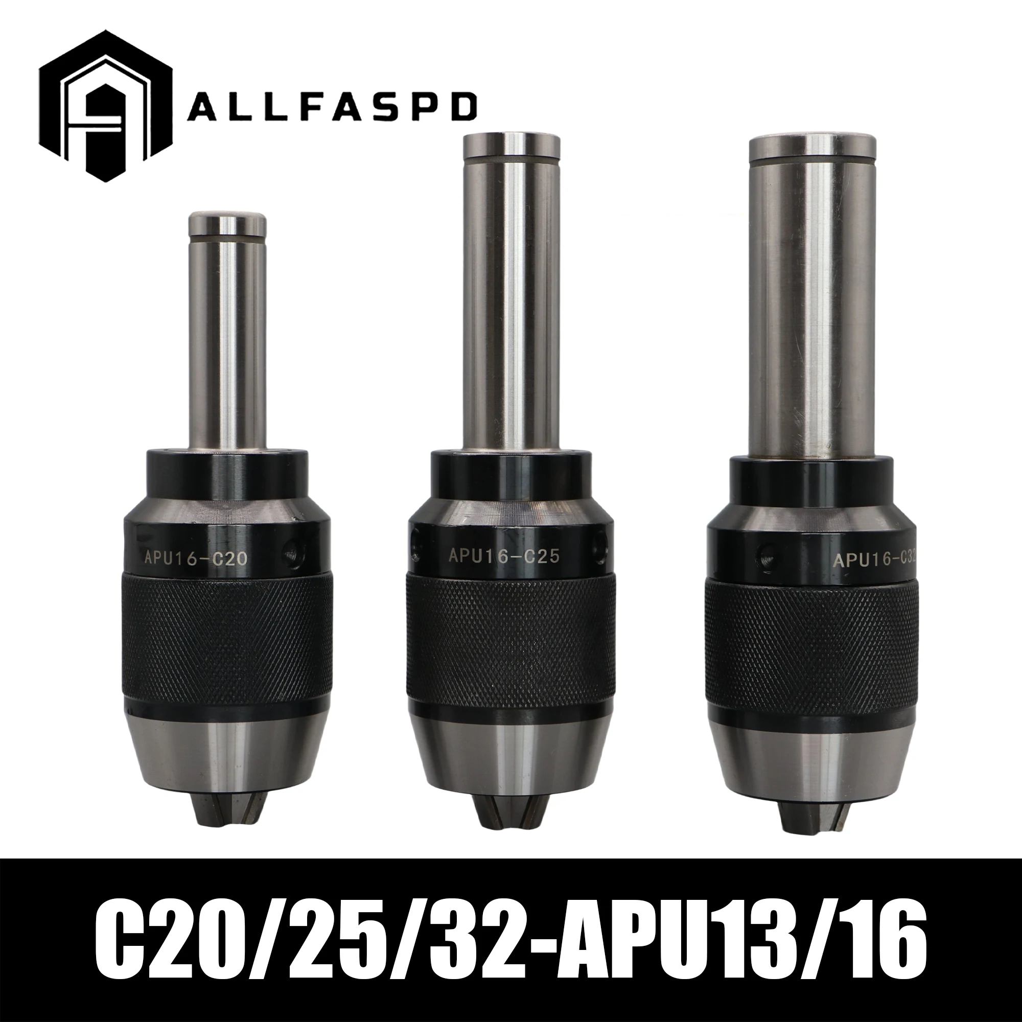 

C20 C25 C32 APU13 APU16 Drill Chuck Tool Holder Self Tightening Drill Chuck for CNC Lathe Milling Machine