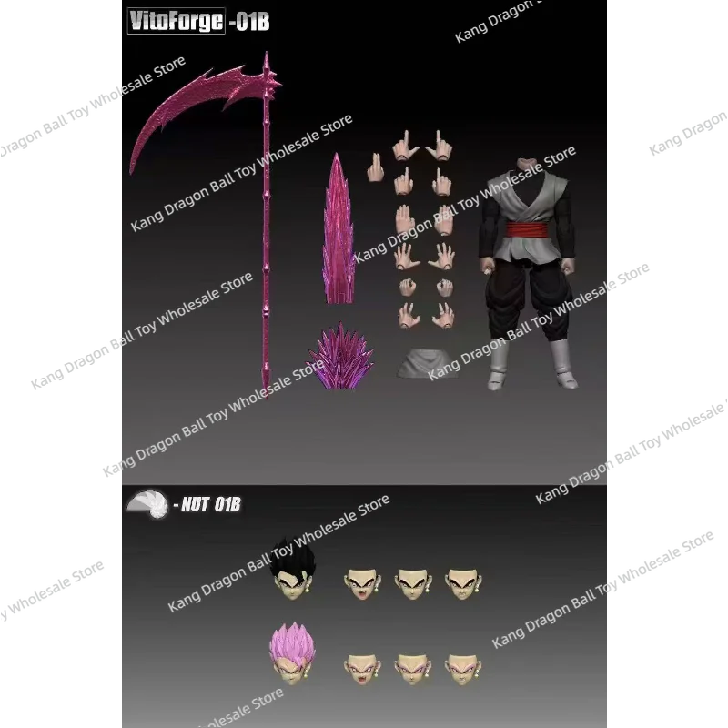 Vorbestellung VitoForge – The Scythe Lord Dragon Ball Black Goku Zamas Super Saiyajin Anime Modell Spielzeug Action Doll Collection Geschenke