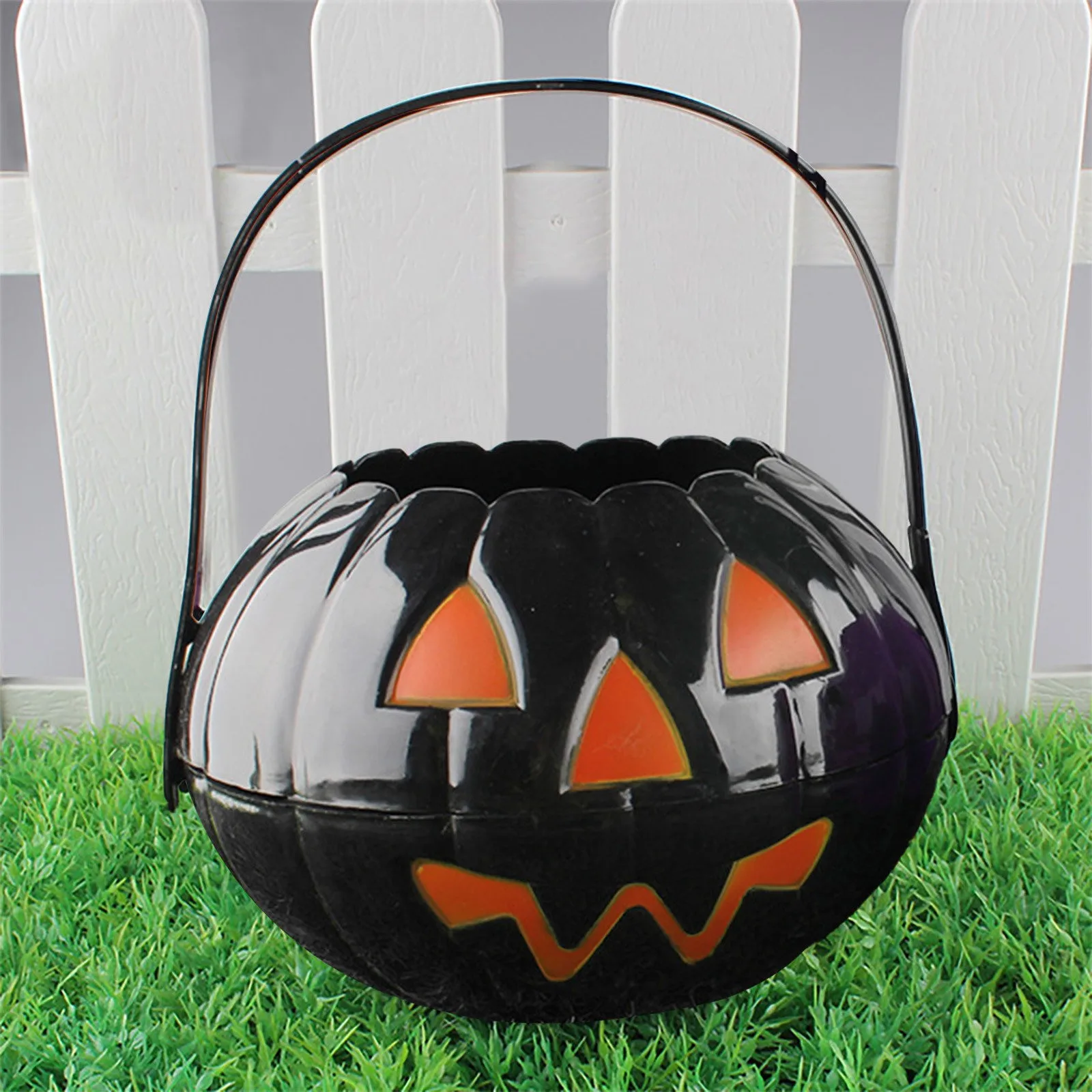 Halloween Detachable Foldable Bucket Pumpkin Large Half Decorations Home Decor Personality Creative Useful 2024 Ornament