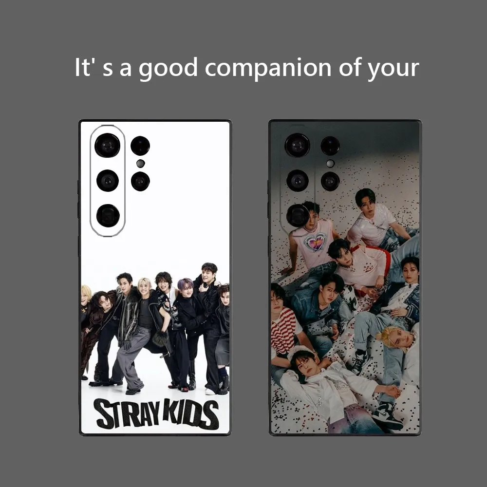 S-Stray K-Kids-S Phone Case for Samsung Galaxy S25 Ultra S22 S23 S24 Ultra S21 S20 5G Protective Soft Silicone TPU Funda