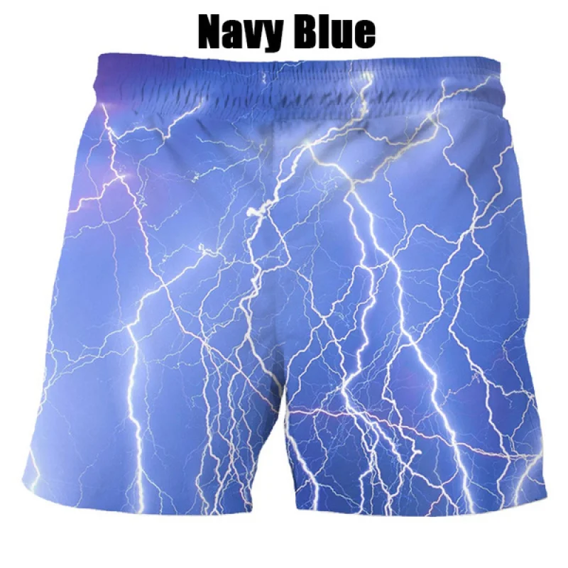 New Summer Hot Sale Lightning Fashion 3d Printing Men\'s Women Casual Summer Shorts Cool Shorts