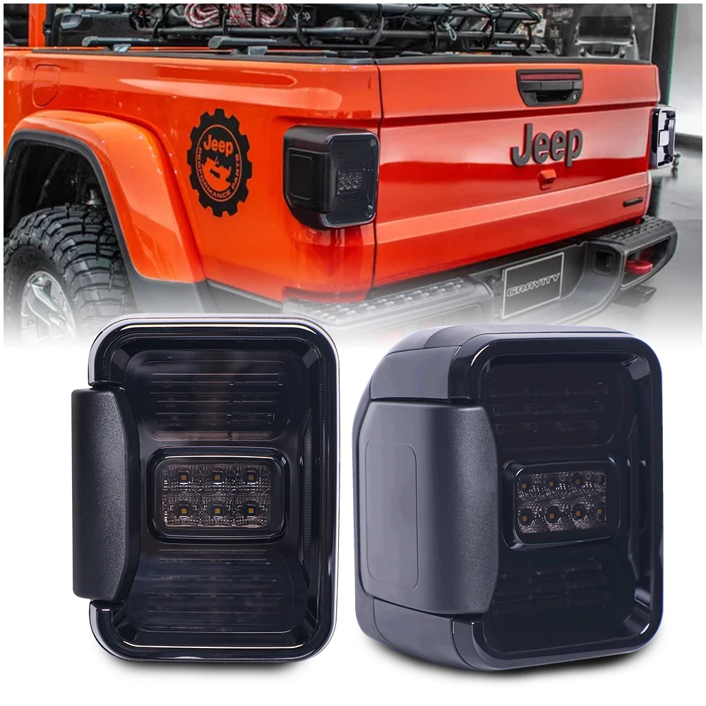 Loyo High Quality 4X4 Vehicle Led Tail Light Waterproof Ip67 Stop Tail Light Led For Jeep Gladiator Jt 2018 Us Version Rear Lamp