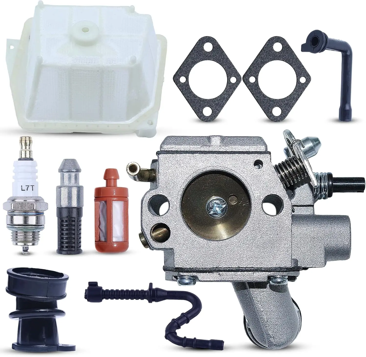 Carburador MS361 para motosierra Stihl MS340 MS361 MS 341 361 con filtro de aire y combustible, línea de admisión, kit de bujía