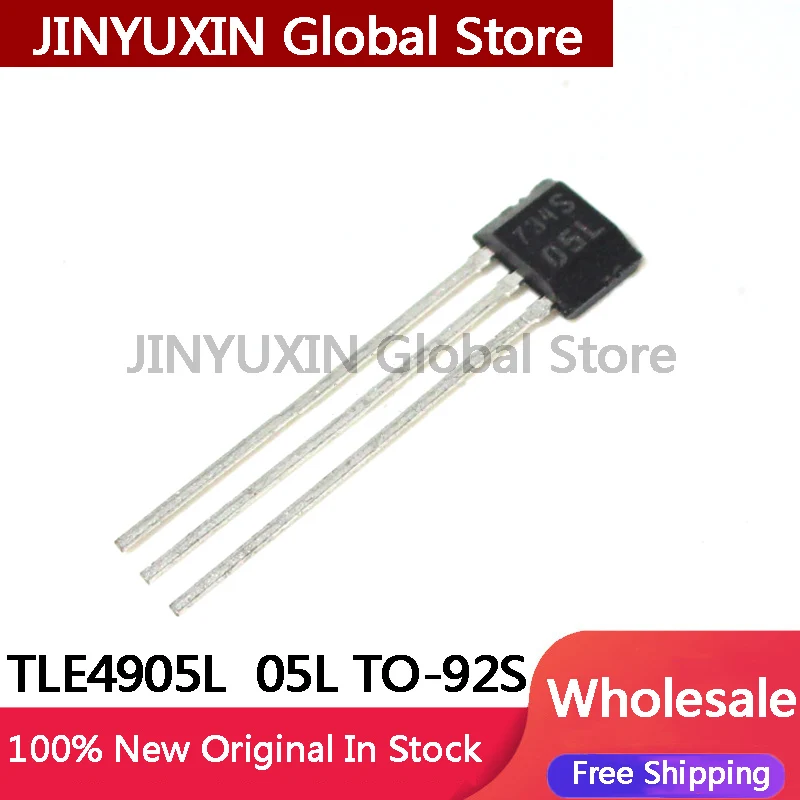 

5Pcs TLE4905L silk screen 05L TO-92S Hall sensor direct insertion P-SSO-3-2 IC In Stock Wholesale