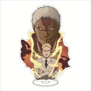 1 adet anime, titan eren mikasa armin levi ackerman reiner akrilik tutucu anahtarlık masa ekran süsler aksesuarları En çok satılan 12, anahtarlık, mikasa-no. 10