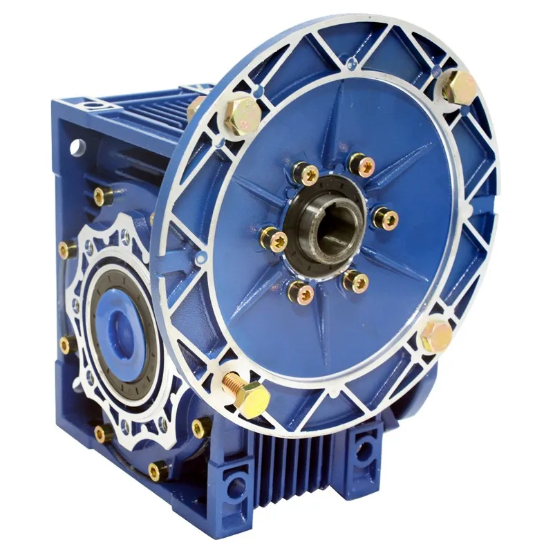 Alta Qualidade Worm Speed Gear Motor Redutor com Pés, Vertical, NMRV090