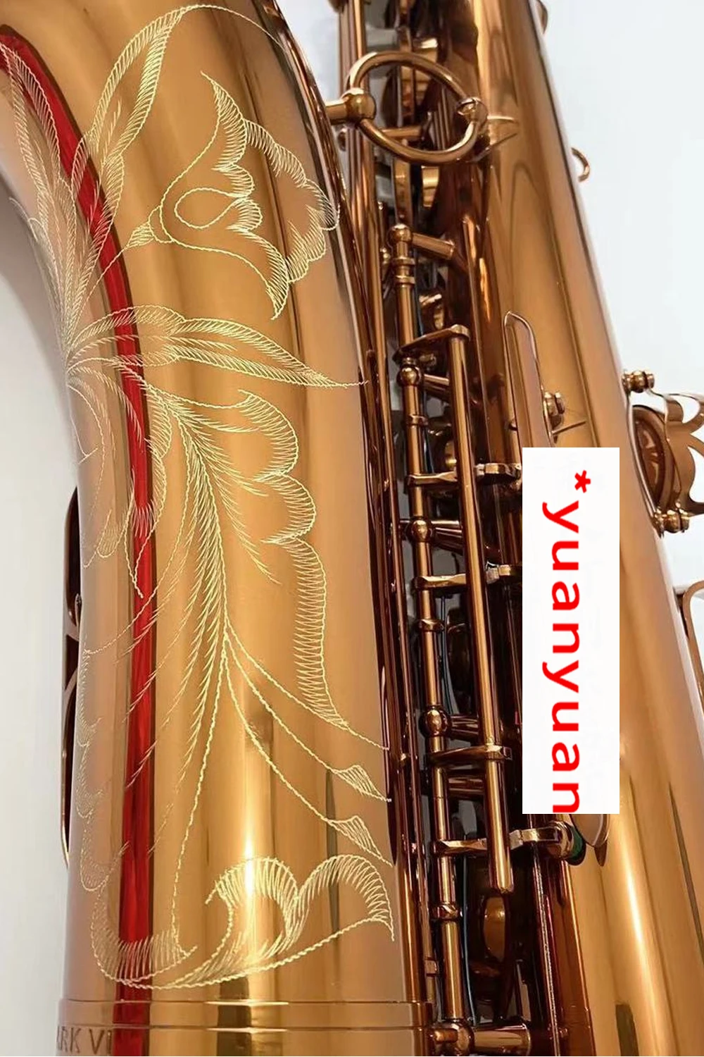 Classic coffee gold Mark VI one-to-one original structure B-key professional tenor saxophone nostalgic professional-grade sound