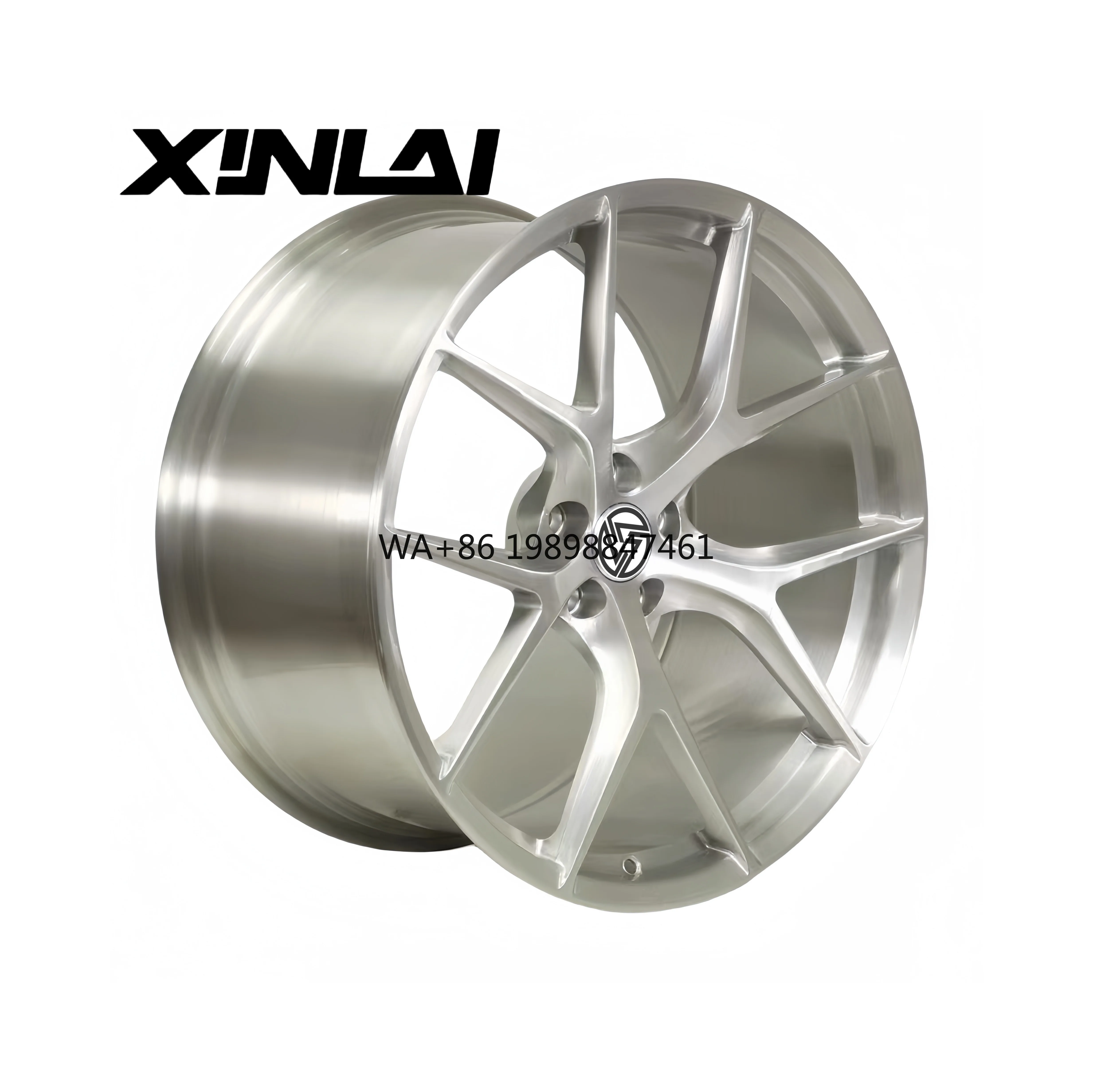 

XINL Forged Wheels Custom Deep Concave 5X120 5X114.3 5X112 High Grade Light Weight Brushed Sliver New Fit for for Benz Audi