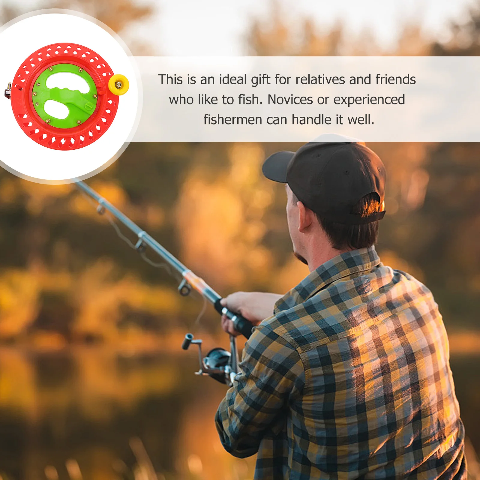 

Lightweight Durable Hand Crank Fly Reel Fishing Line Winder Organizer Large Arbor Reel Gift Fishermen Beginners