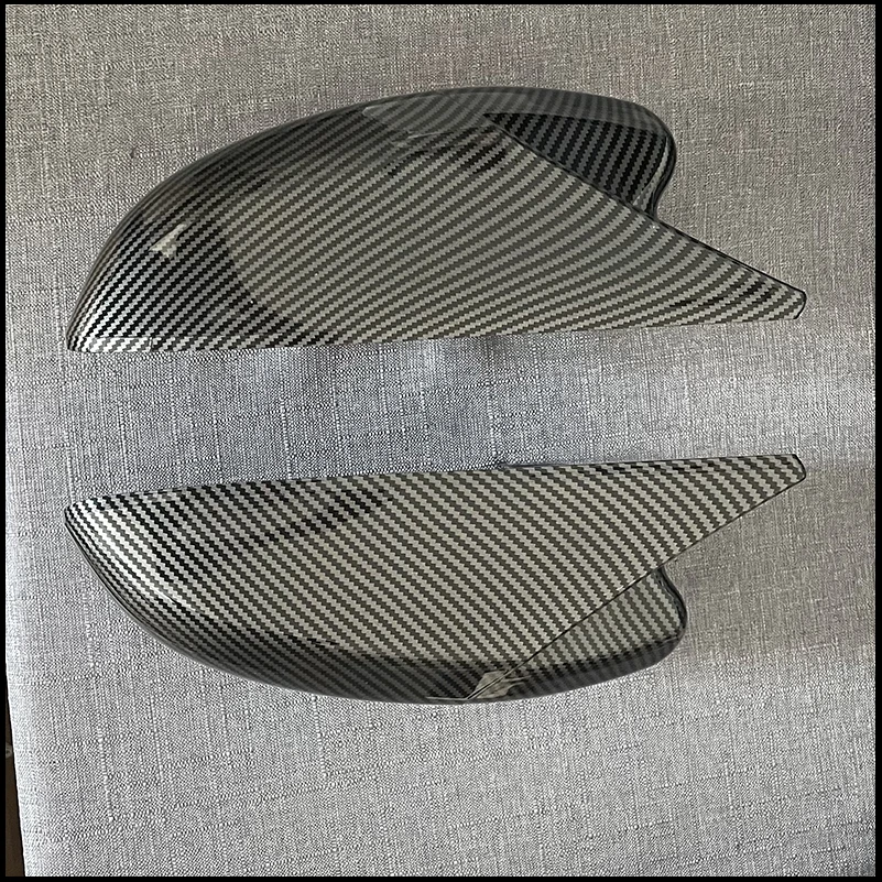 For Nissan JUKE 2015-2018 Rearview Mirror Cover Caps Trim With Horn Decoration Auto Parts Accessories