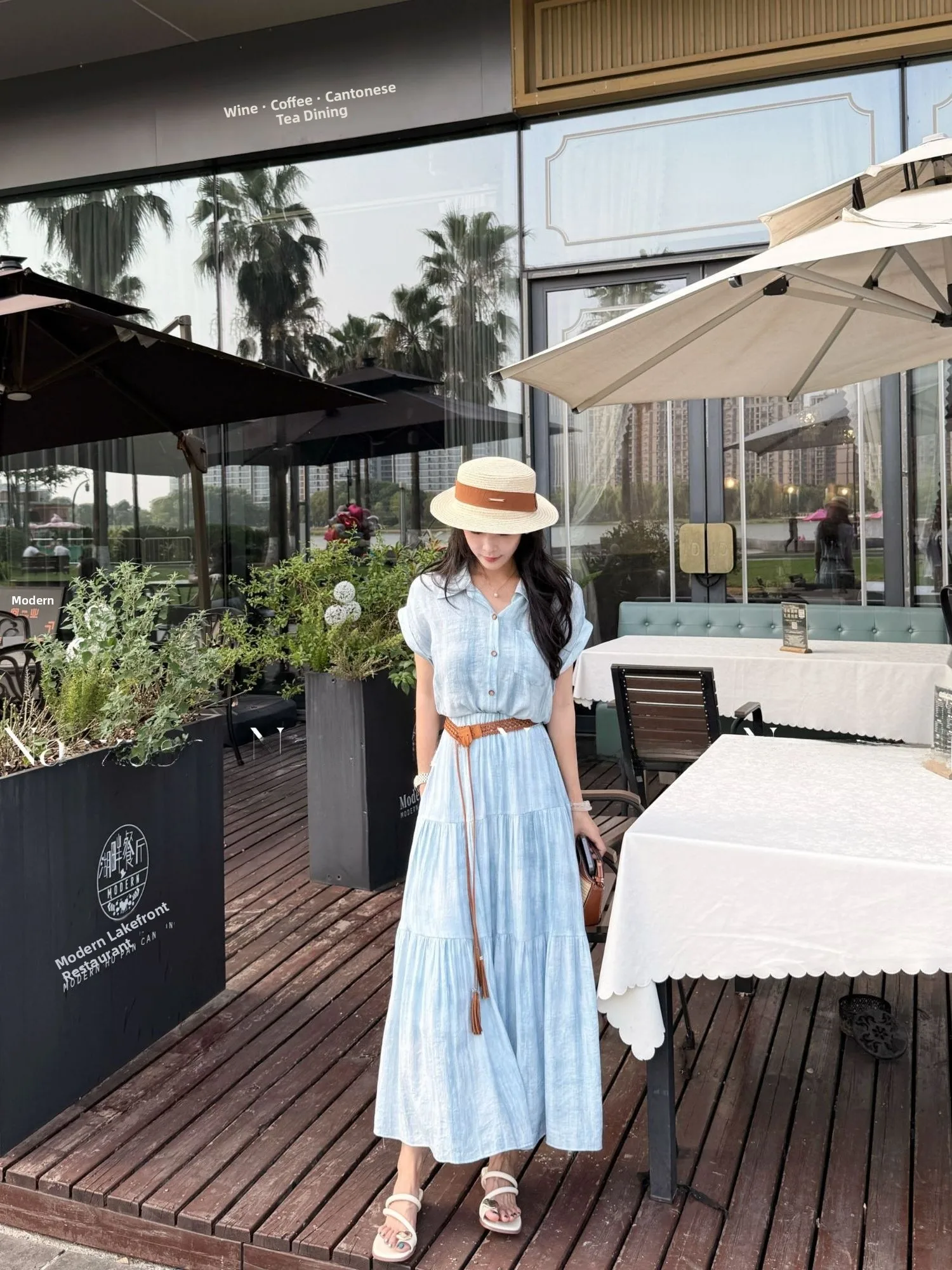 Ete-nouveau-femmes-taille-haute-cravate-colorant-longue-dr-minceur-vaion-dr-design-sens-taille-cintree-deux-pieces-illusion-dr