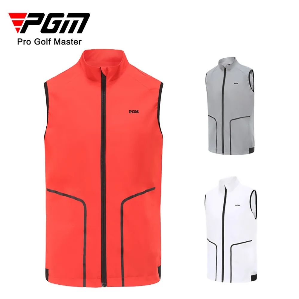 PGM Golf Men's Clothing Men's Vest Vest Breathable Lightweight Windbreaker Jacket