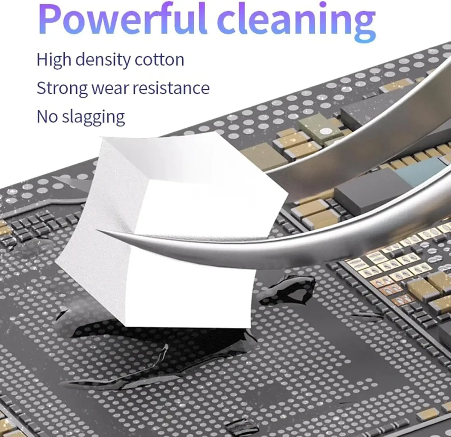 500/800PCS NC800 Nano Cleaning Sponge For Cleaning Motherboard Screen Camera PCB Soldering Flux Solder Oil Repair Cleaner Tool view 2