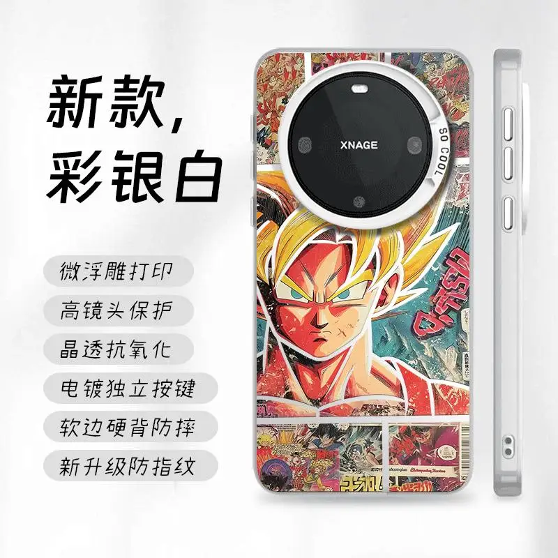 Etui na telefon iPhone 11 12 13 14 15 16 17 Pro Max Plus Air z motywem anime Dragon Ball Z, Son Goku, super Saiyan, odporne na wstrząsy. — zdjęcie produktu 6
