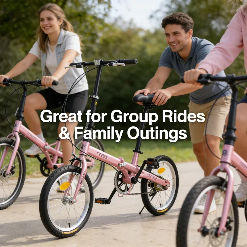 الكبار 16 بوصة خفيفة للغاية المحمولة دراجة قابلة للطي الشمبانيا الفرامل نمط ثلاثة نهر الخيول دراجة ذات سرعة واحدة