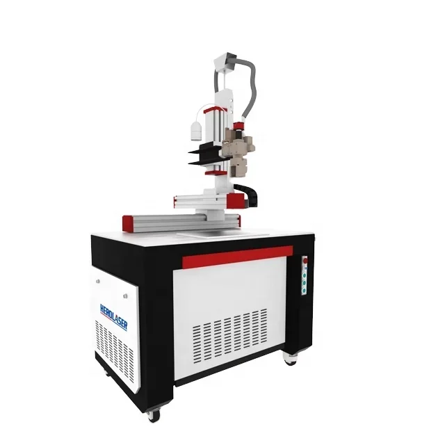 Platform 4 Axis Automatic Laser Welding Machine 4D Laser Welding CNC Welding System with Rotary Jig Four Dimensional Welder