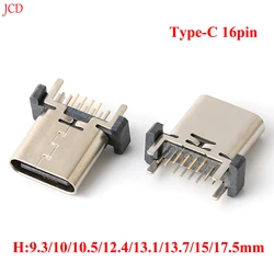 8PCS  8models 16P 16Pin ​Type C USB Female Socket Connector Vertical DIP Four feet In Board For Samsung Lenovo Huawei ZTE 16 Pin