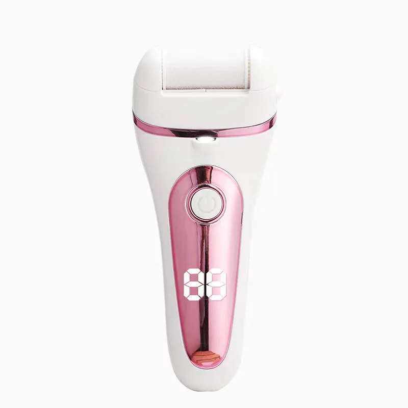 New Rechargeable Electric Foot Grinder Digital Display Electric Foot File Tool Callus Removal Dead Skin Removal Plastic Foot